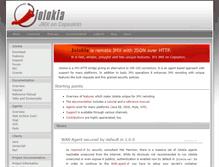 Tablet Screenshot of jolokia.org